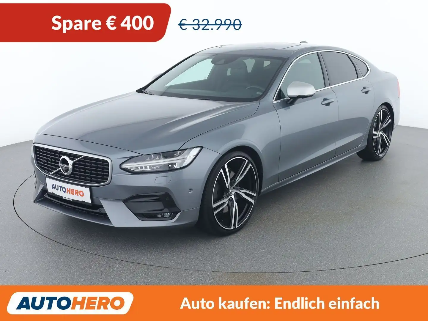Volvo S90 2.0 T6 R-Design AWD Grau - 1