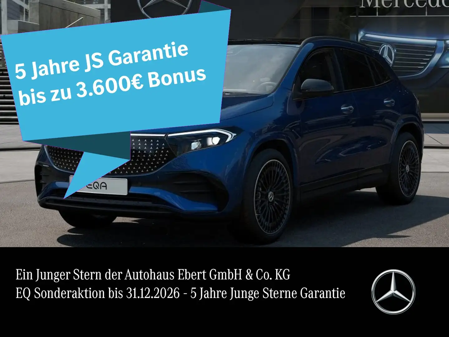 Mercedes-Benz EQA 350 EQA350 4M AMG Prem DISTRO Pano AHK Memo HUD Burm Blau - 1