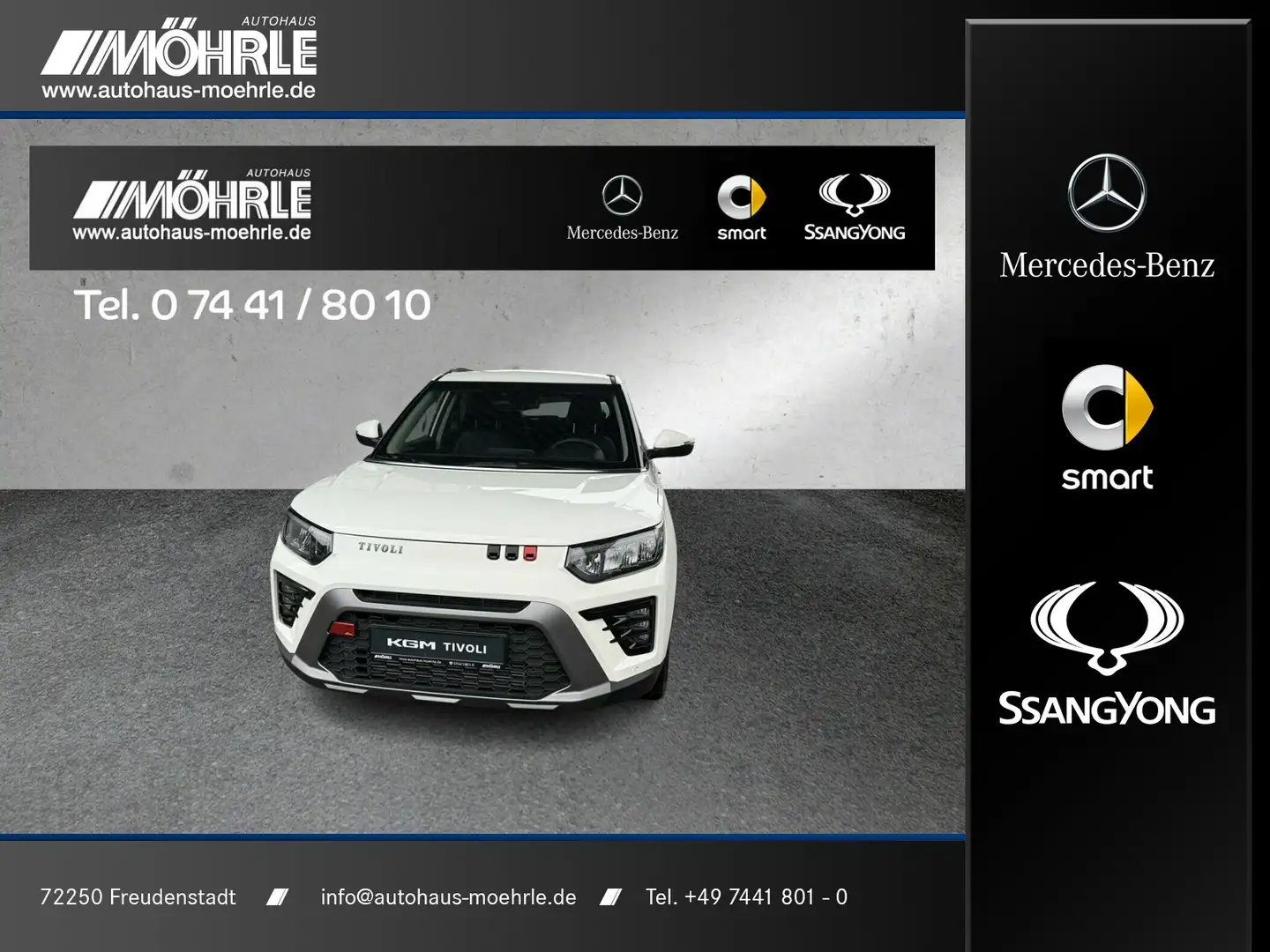 KGM Tivoli Tivoli 1.5 P Black 4WD LED beheizbares Lenkrad Weiß - 1