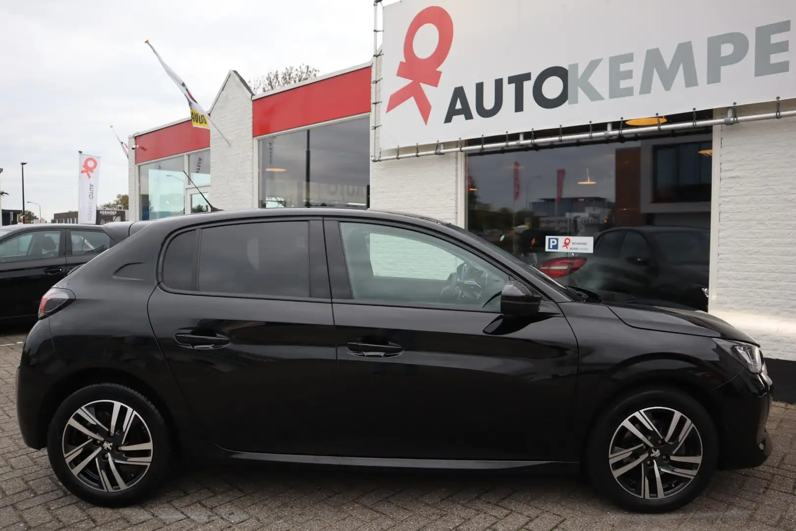 Peugeot 208 1.2 PURETECH ALLURE-PACK SKY APPLE CARPLAY|ADAPTIV Zwart - 2