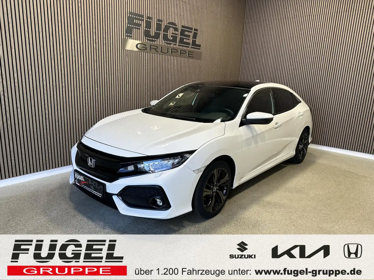 Honda Civic 1.0 i-VTEC CVT Executive Premium Pano|Leder Blanco - 1
