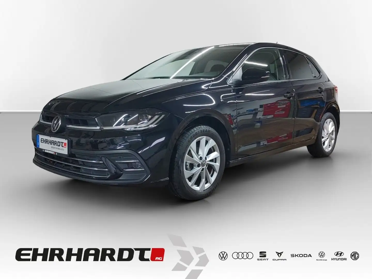 Volkswagen Polo 1.0 TSI Style IQ.LIGHT*VIRTUAL*NAV*SHZ*PDC*NEBE... Schwarz - 1