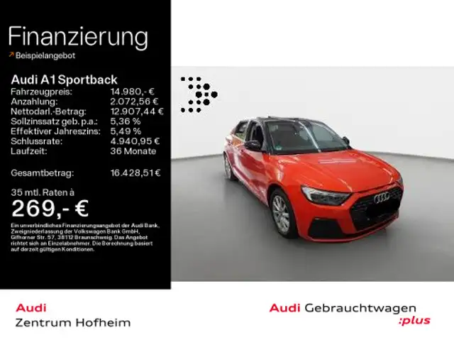 Audi A1 30 TFSI S tro*LED*Virtual*Navi+*