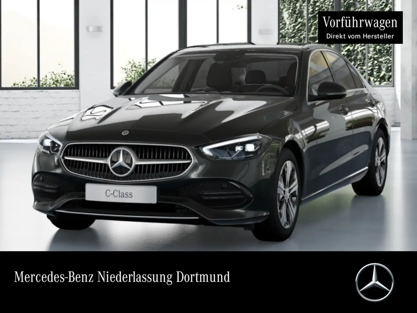 Mercedes-Benz C 300 e 4M AVANTG+PANO+LED+BURMESTER+KAMERA+TOTW Gris - 1