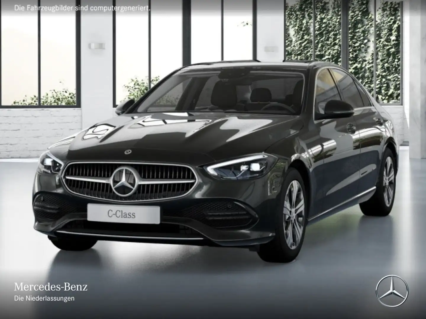 Mercedes-Benz C 300 e 4M AVANTG+PANO+LED+BURMESTER+KAMERA+TOTW Gris - 2