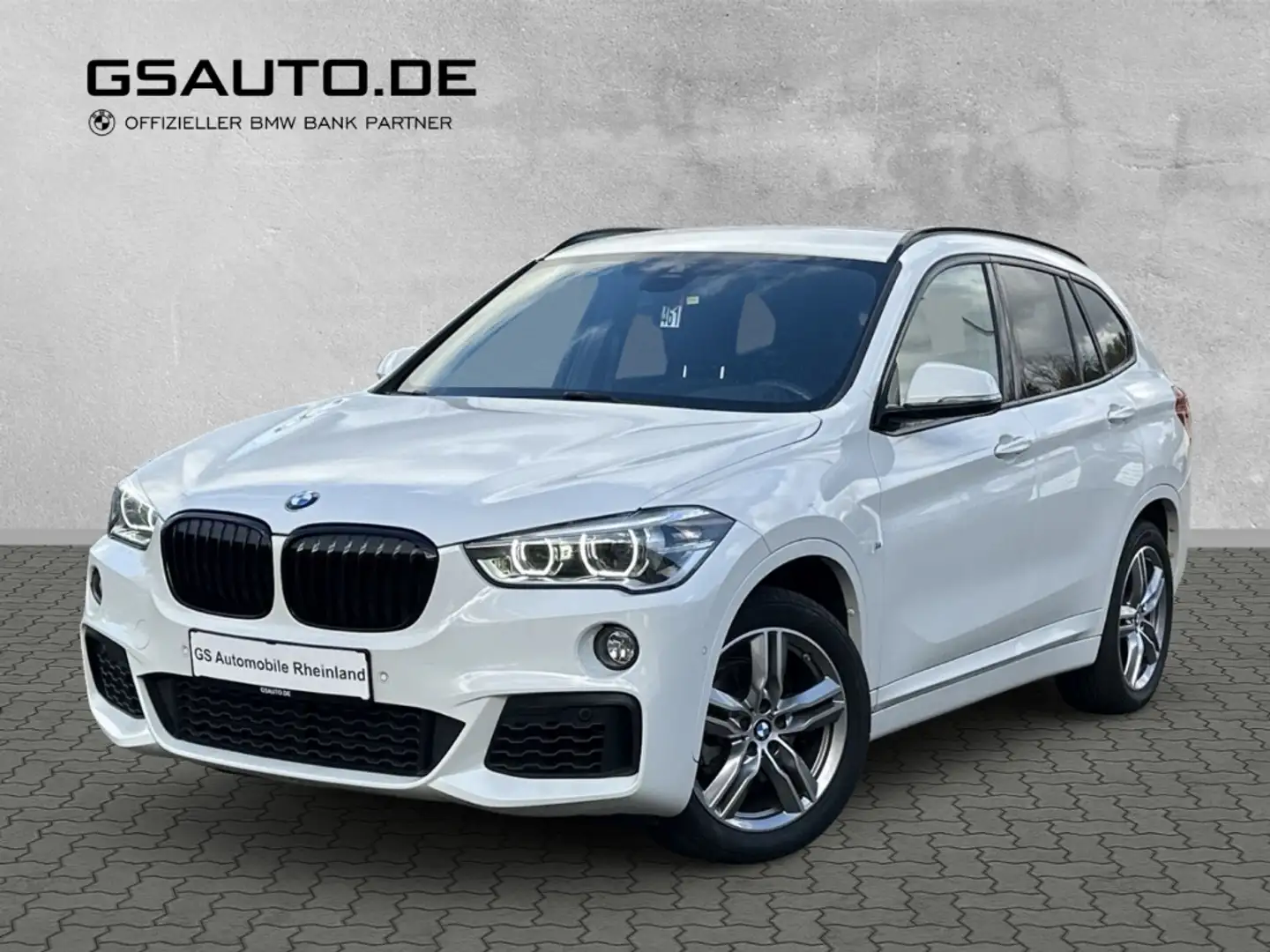 BMW X1 sDrive18i M Sport Navi KeyLess Parkas.LED AHK Blanc - 1