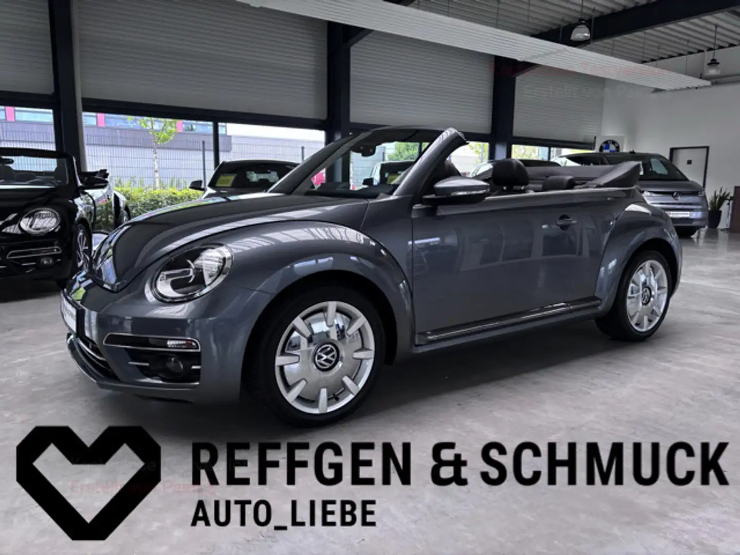 Volkswagen Beetle CABRIOLET DESIGN DSG+LEDER+NAVI+APPLE+ALU Сірий - 1
