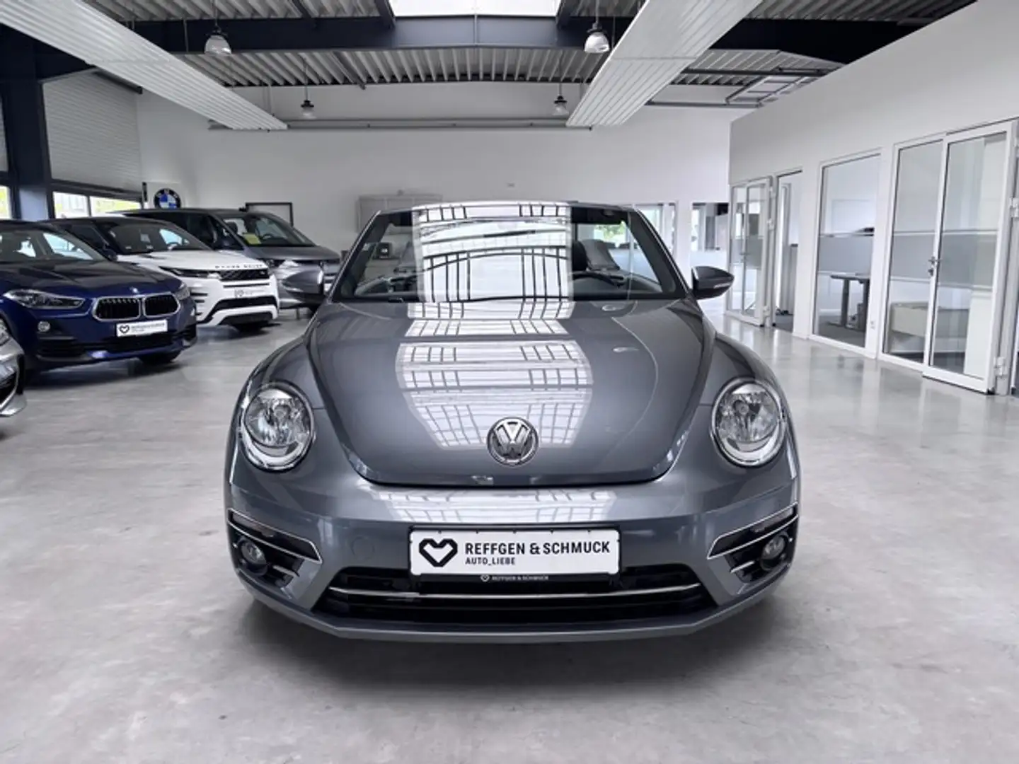 Volkswagen Beetle CABRIOLET DESIGN DSG+LEDER+NAVI+APPLE+ALU Сірий - 2