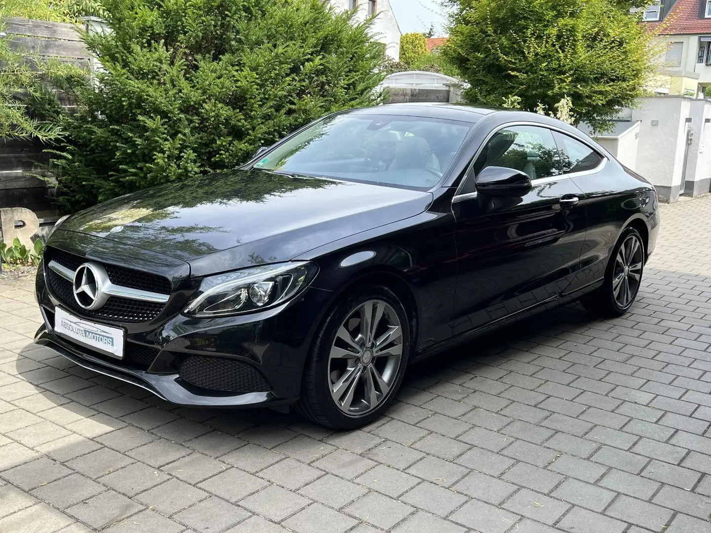 Mercedes-Benz C 220 C220d Coupe *LED *Burmester *Navi *Leder *Pano Schwarz - 1