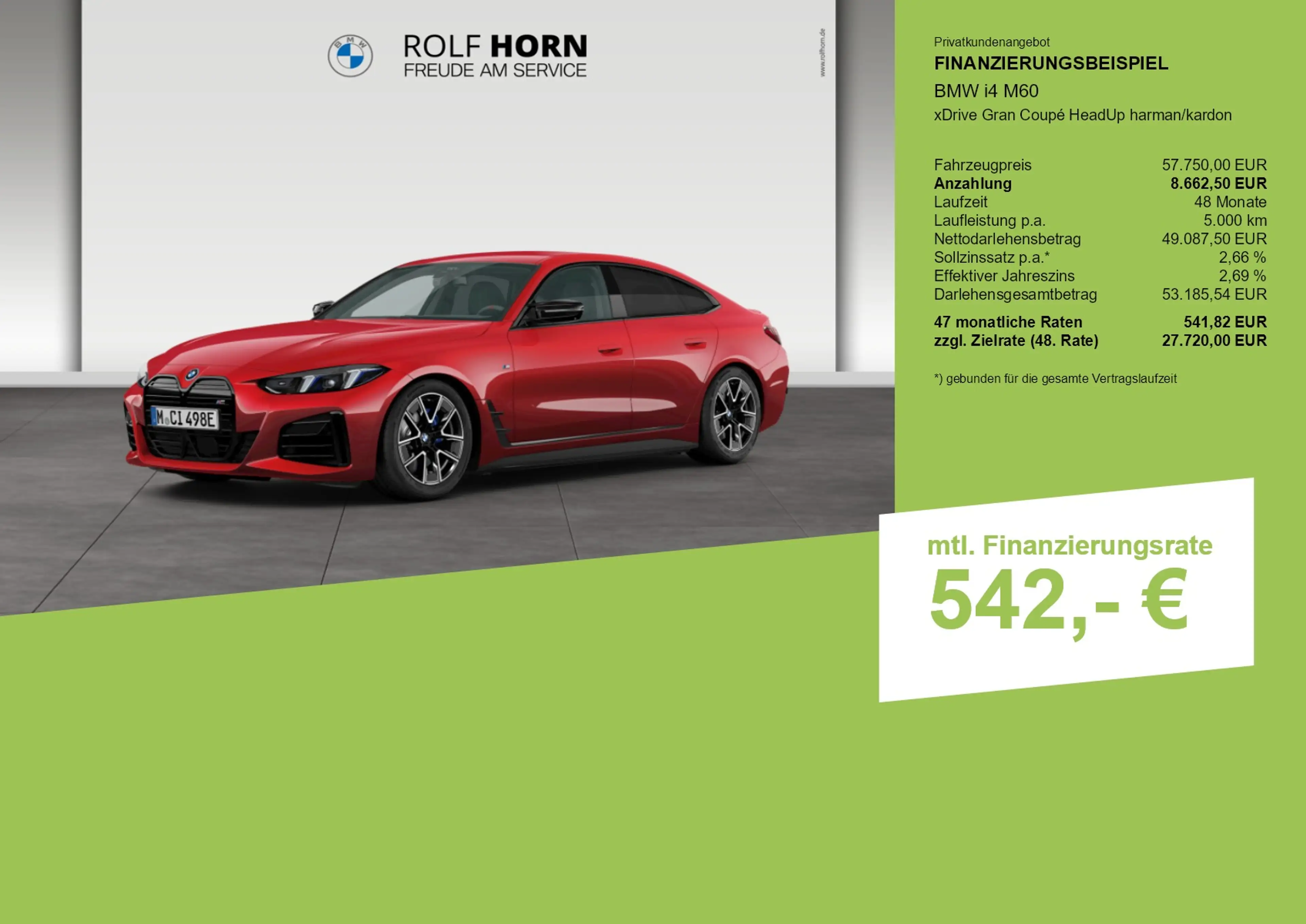 BMW i4 M60 xDrive Gran Coupé HeadUp harman/kardon — photo 3