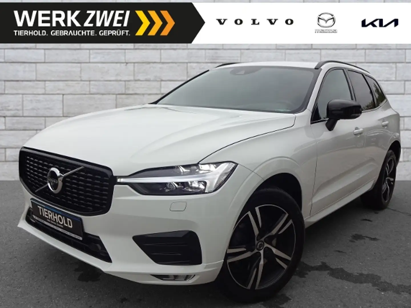 Volvo XC60 B4 R Design 2WD PANO HUD Standhz. ACC HK Weiß - 1
