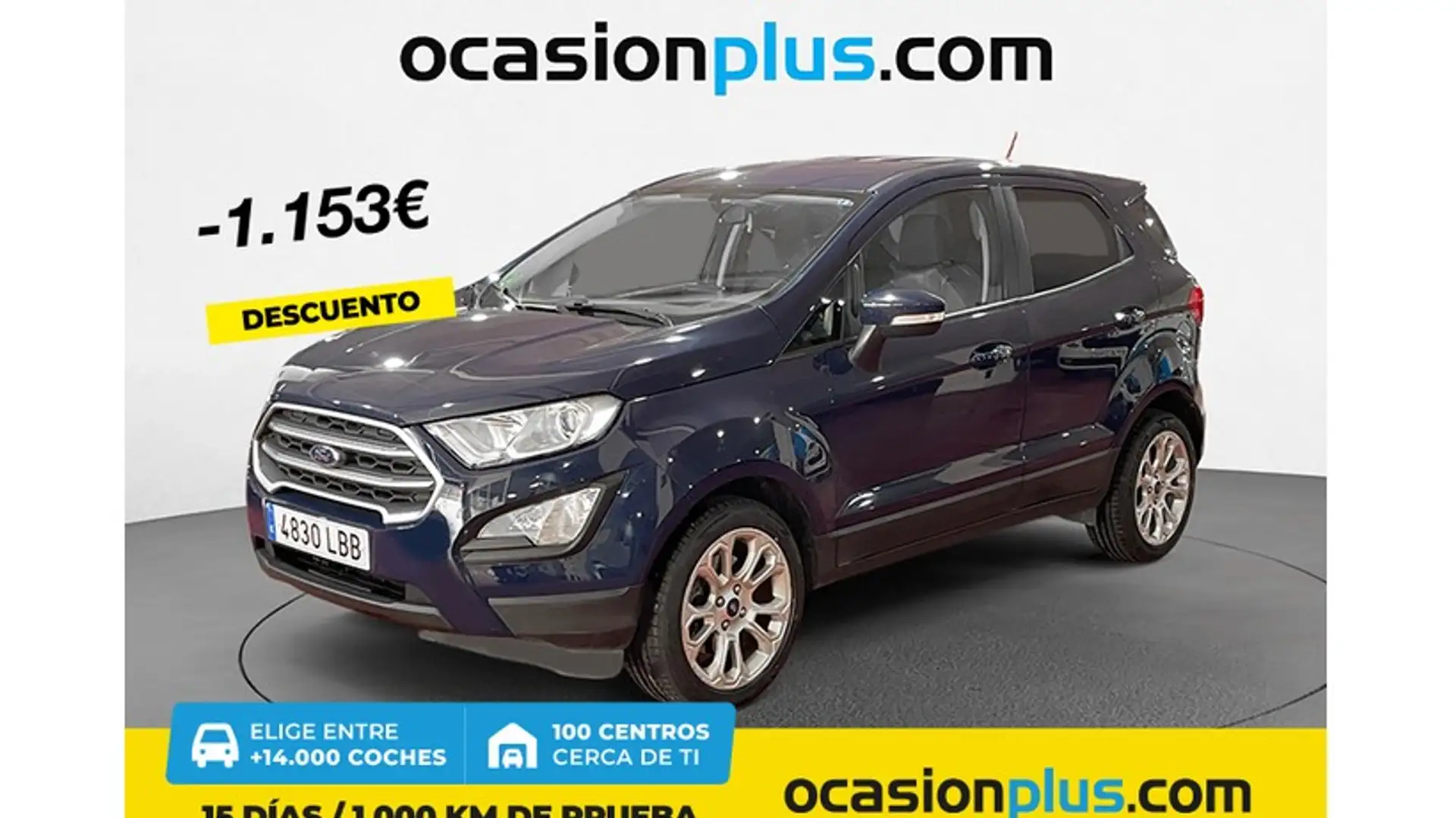 Ford EcoSport 1.0 EcoBoost Trend 100 Azul - 1