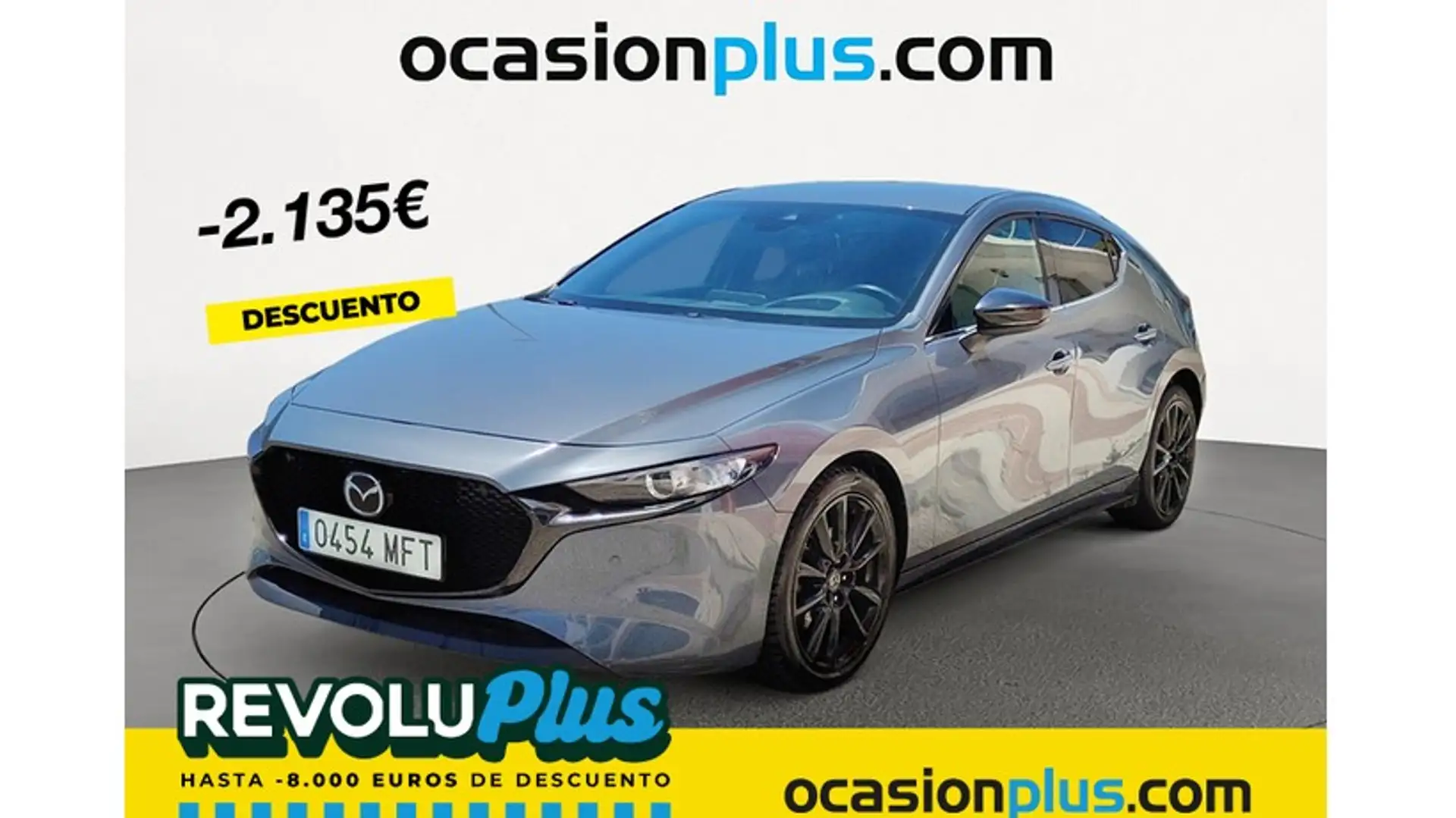 Mazda 3 2.0 e-Skyactiv-G Homura Aut. 90kW Gris - 1