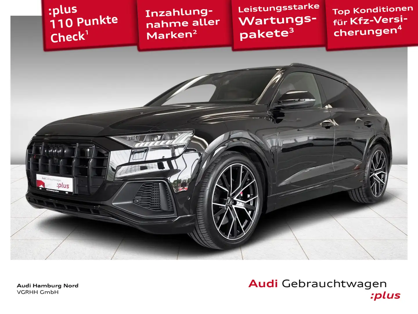 Audi SQ8 4.0 TFSI Navi AHK B&O HD-Matrix Stdhzg ACC Schwarz - 1