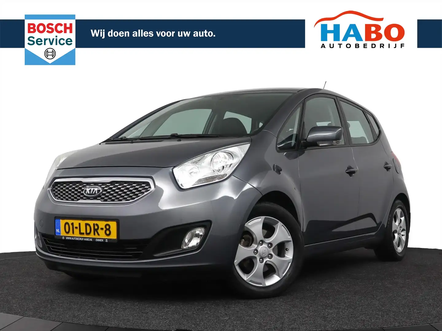 Kia Venga 1.6 CVVT EXECUTIVE AUTOMAAT ECC/CRUISE/NAV/CAMERA/ Grijs - 1