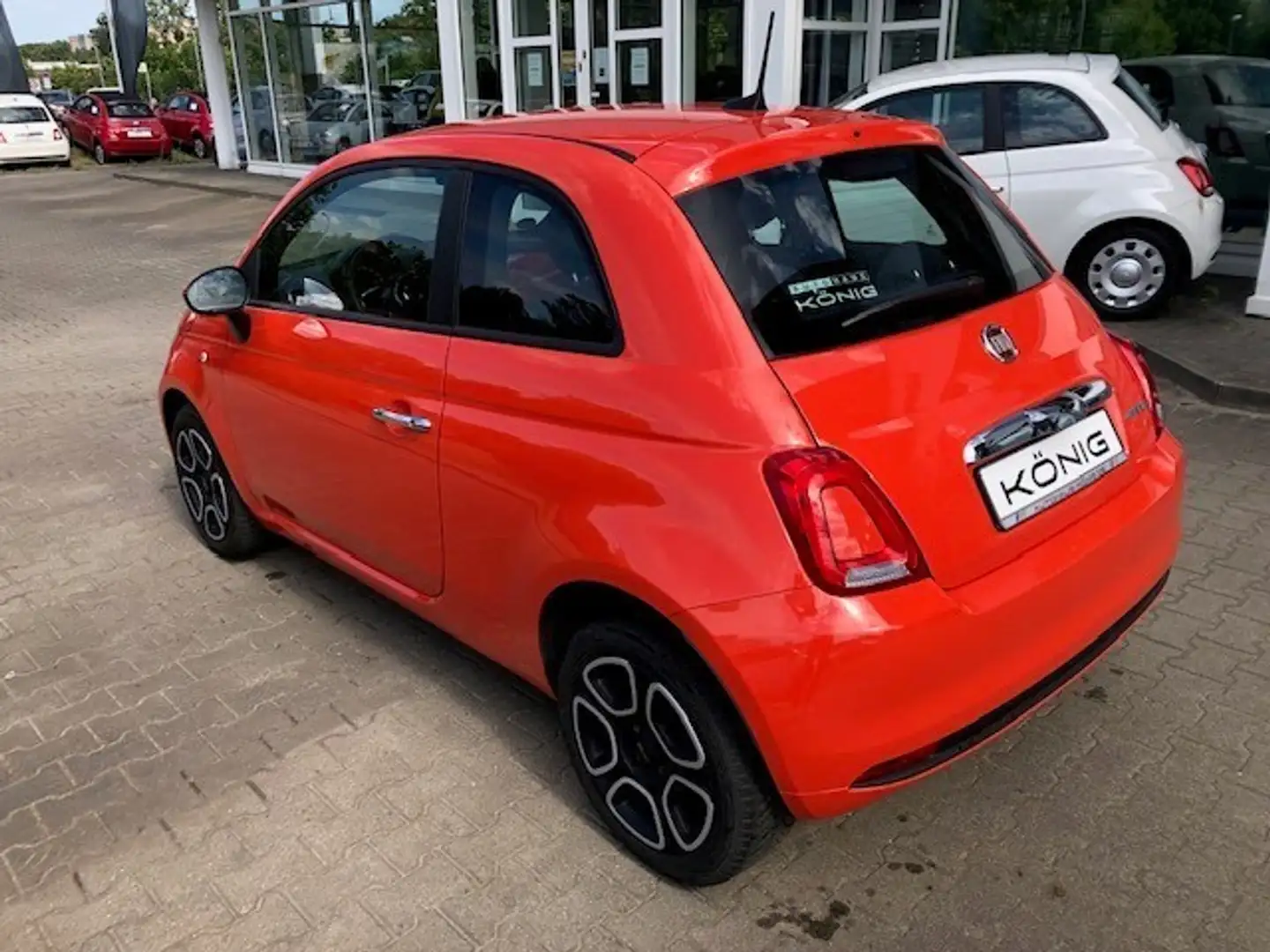 Fiat 500 1.0 CLUB Klima*Tempomat*Apple CarPlay Orange - 2