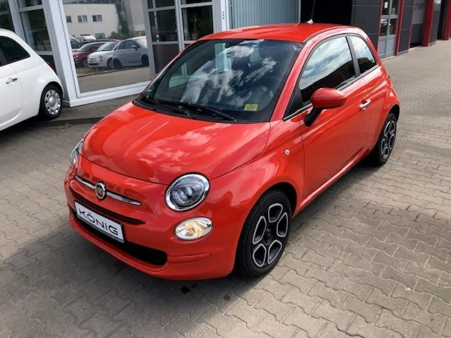 Fiat 500 1.0 CLUB Klima*Tempomat*Apple CarPlay Orange - 1