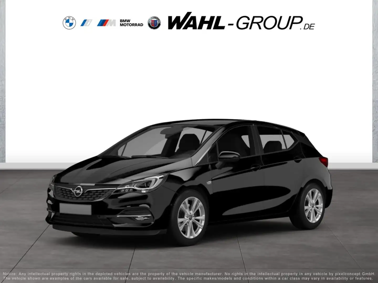 Opel Astra 5-TÜRER 1.2 TURBO EDITION KLIMAAUTO GRA  PDC Schwarz - 1