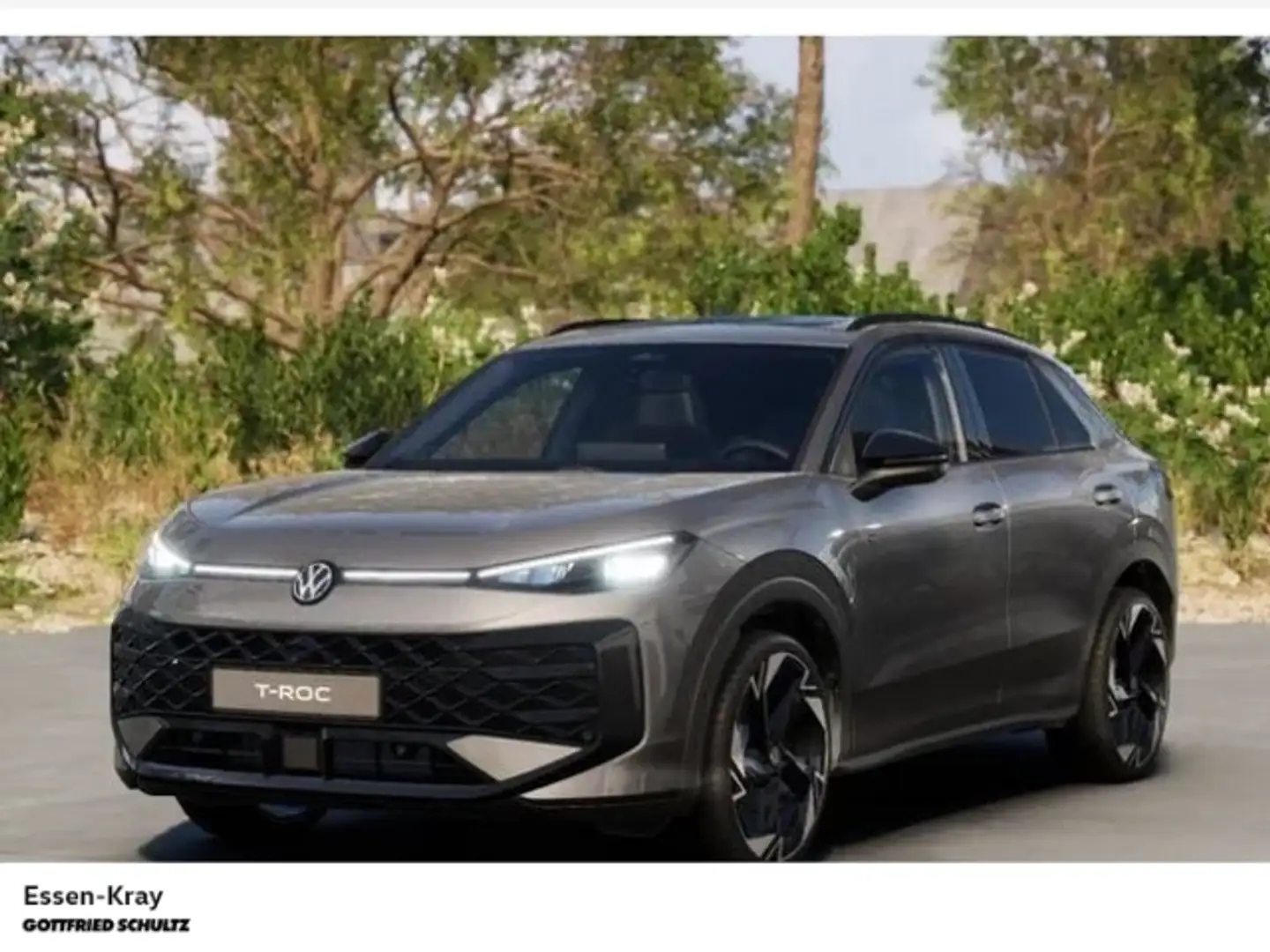 Volkswagen T-Roc R-Line 1.5 eTSI OPF DSG Pano AHK D-Cockpit Pro Grigio - 1