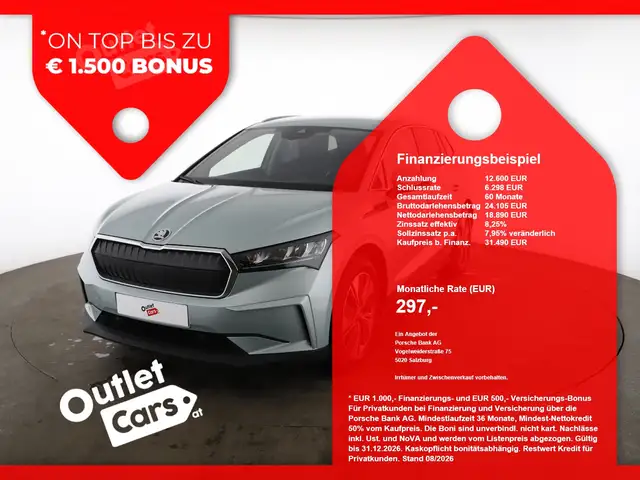 Skoda Enyaq iV 80 x Loft ASSIST+AHK+LED+LEDER+NAVI+RFK