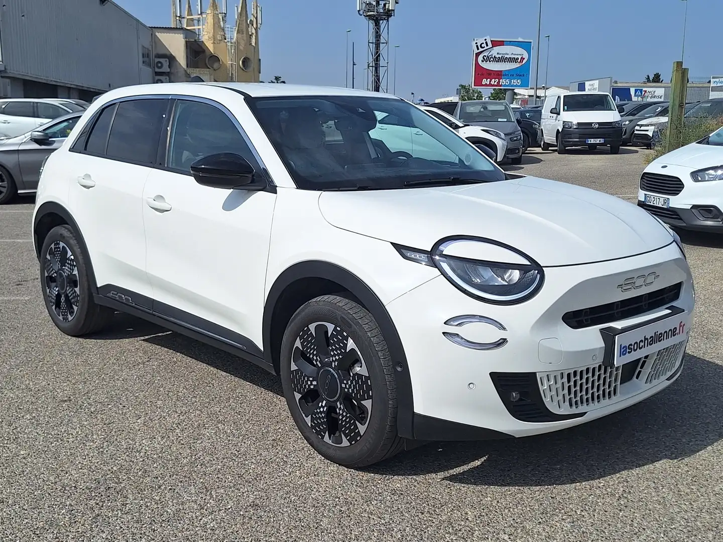 Fiat 600 1.2 Hybrid 100ch DCT6 La Prima Blanc - 2
