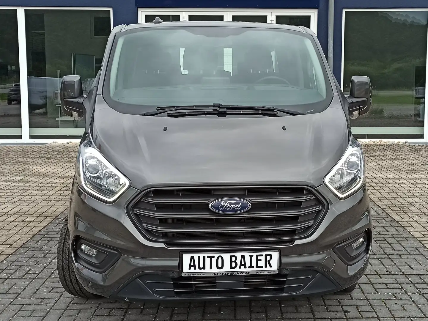 Ford Transit Custom 320 L1H1 VA Trend/Navi/9 Sitze/PDC/Klima,Alarmanl. Grau - 2