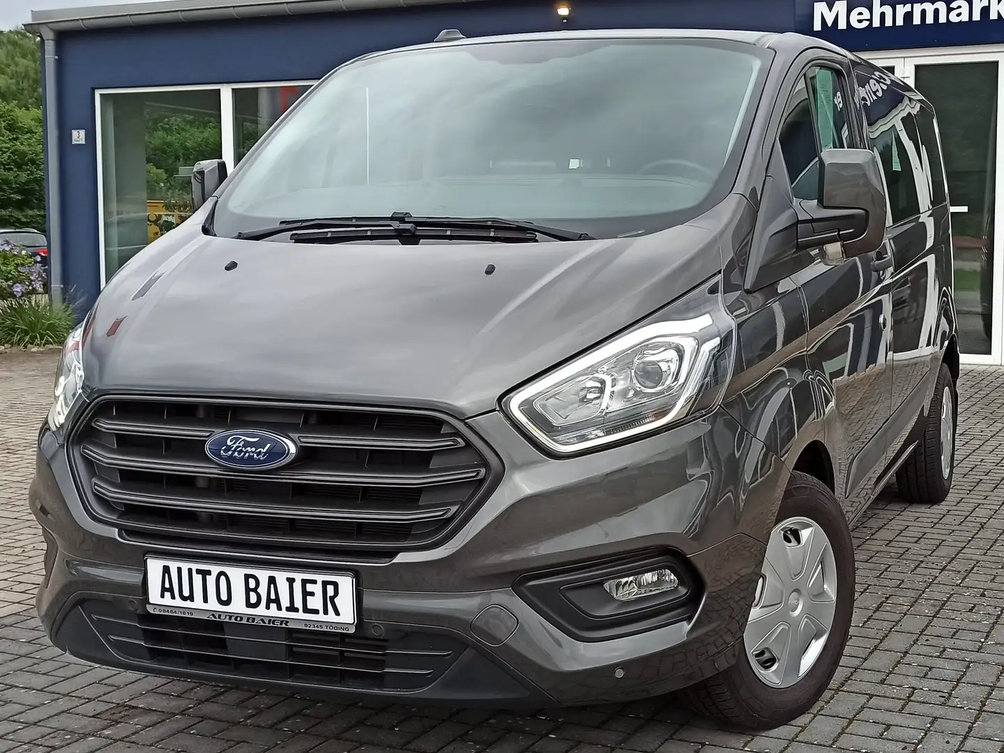 Ford Transit Custom 320 L1H1 VA Trend/Navi/9 Sitze/PDC/Klima,Alarmanl. Grau - 1