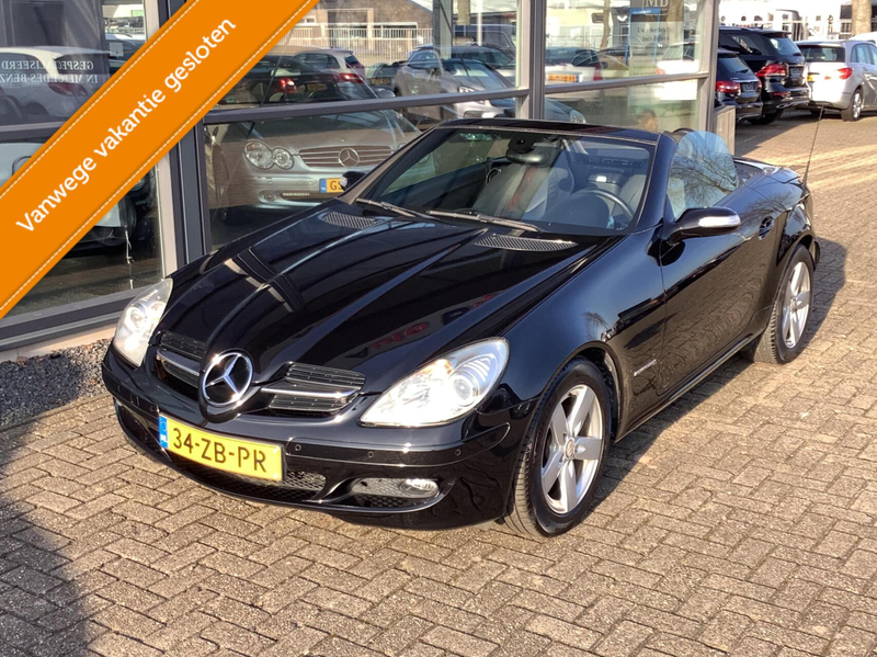 Mercedes-Benz SLK 200 K. Automaat, nekverwarming, lederen bekleding, cru — photo 2
