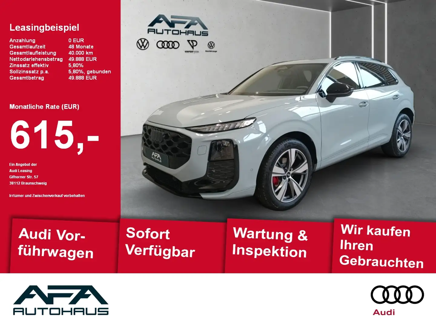 Audi Q3 SUV TFSI 110 kW S tronic SHzg*Klima*LED Grau - 1