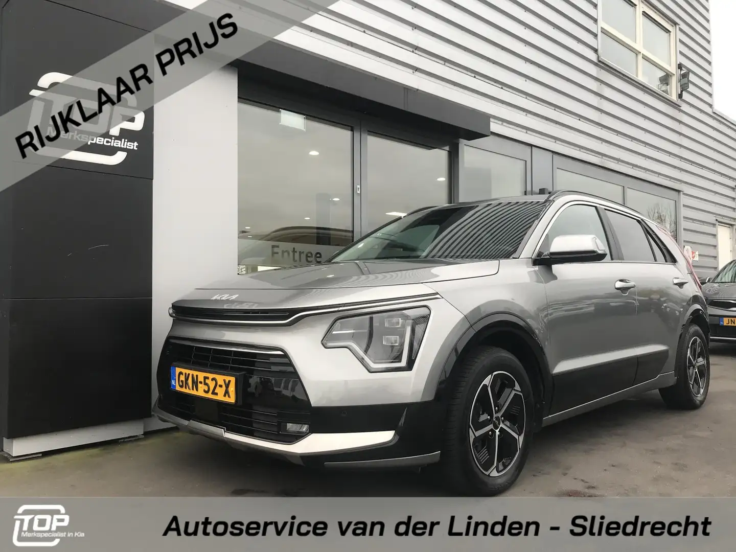 Kia Niro 1.6 Hybrid DynamicLine Stoelverwarming 7 JAAR GAR. Gris - 1