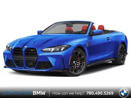 Blue 2026 BMW M4 Convertible All-Wheel Drive Automatic