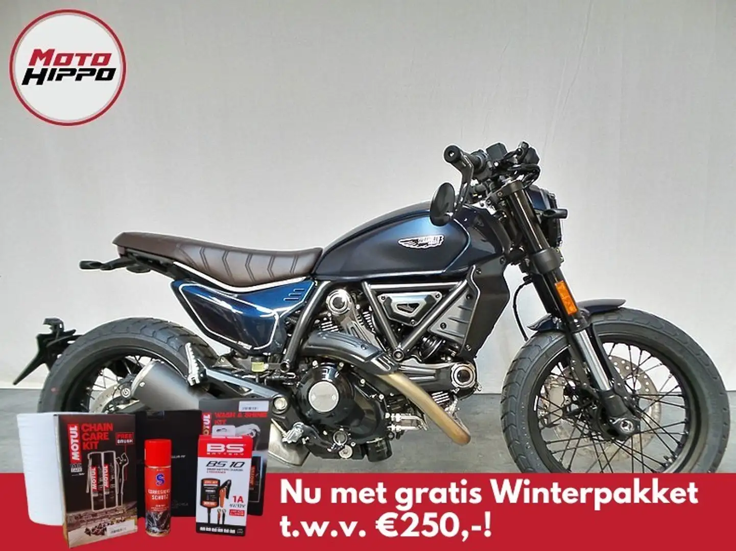 Ducati Scrambler NIGHTSHIFT Blauw - 1
