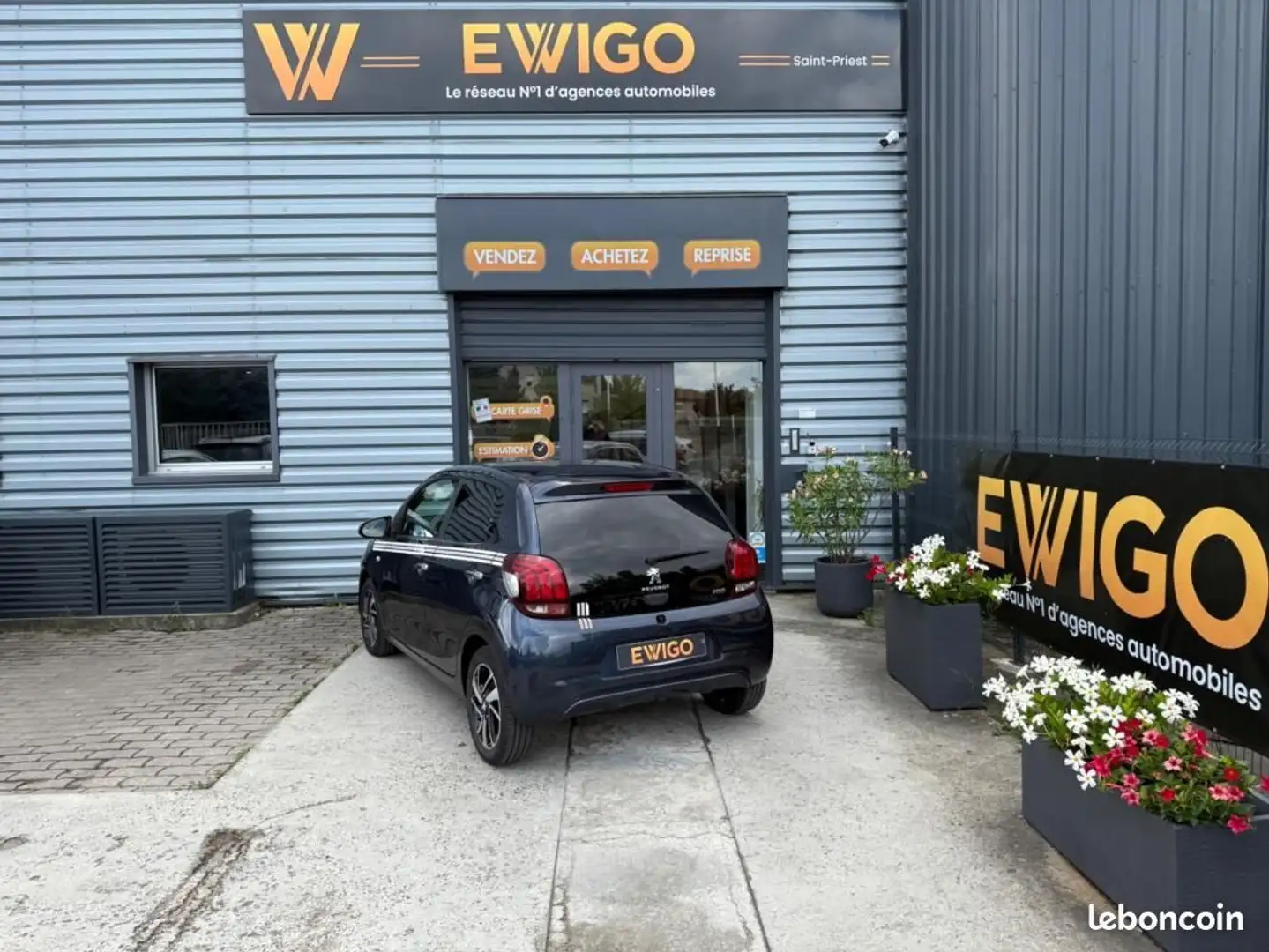 Peugeot 108 1.2 VTI 80ch TOP Camera Recul Bleu - 2