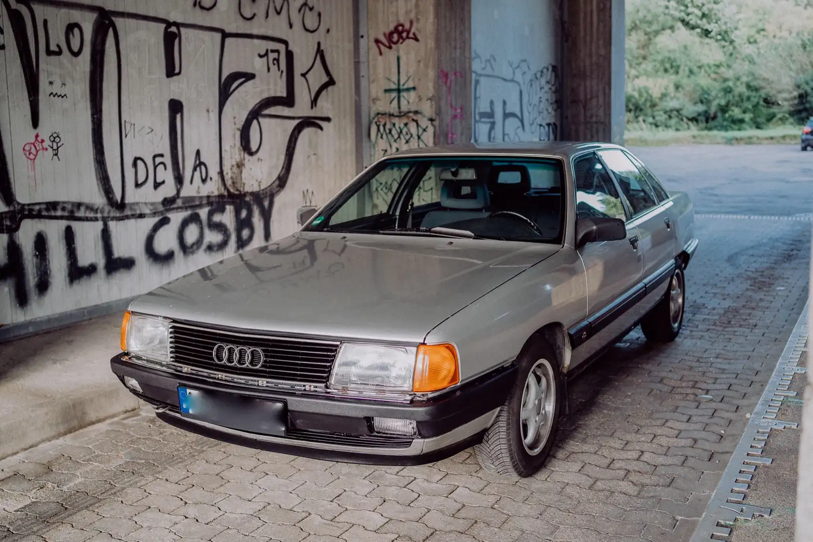 Audi 100 2.3 E Zilver - 1