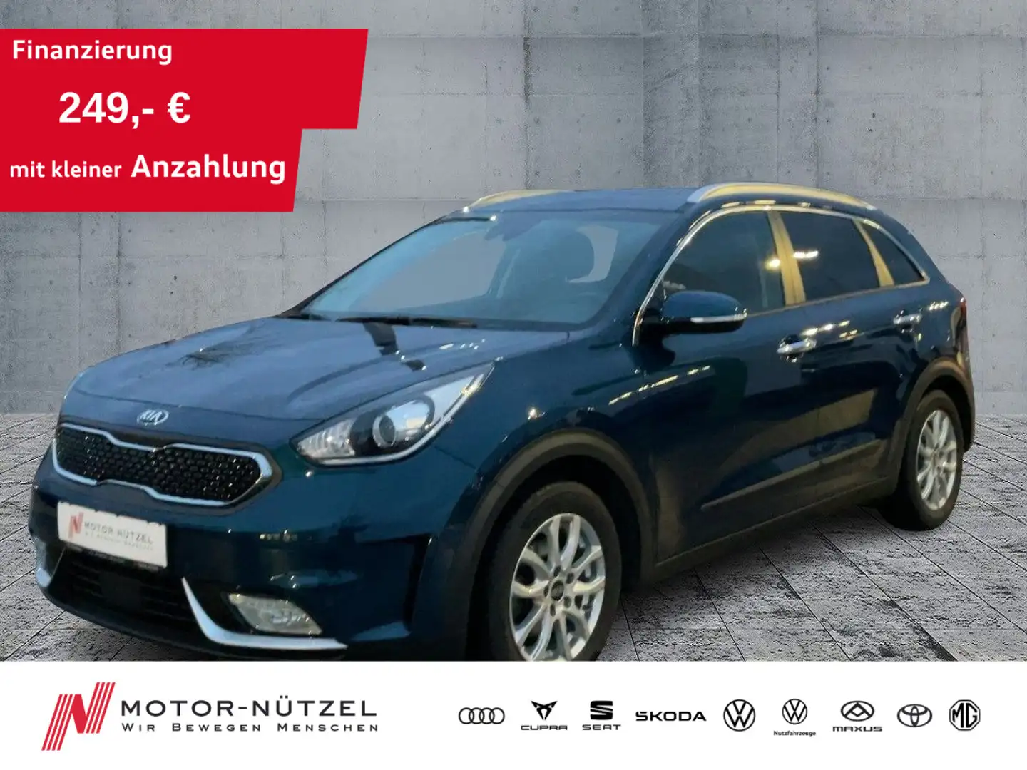 Kia Niro 1.6 Hybrid SPIRIT XEN+NAV+ACC+SHZ+RFK+DAB Albastru - 1