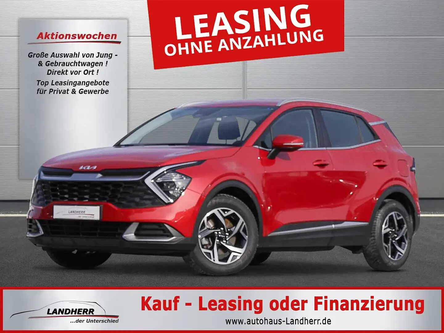 Kia Sportage 1.6 T-GDI Silber  //Winterpaket/Kamera Rot - 1