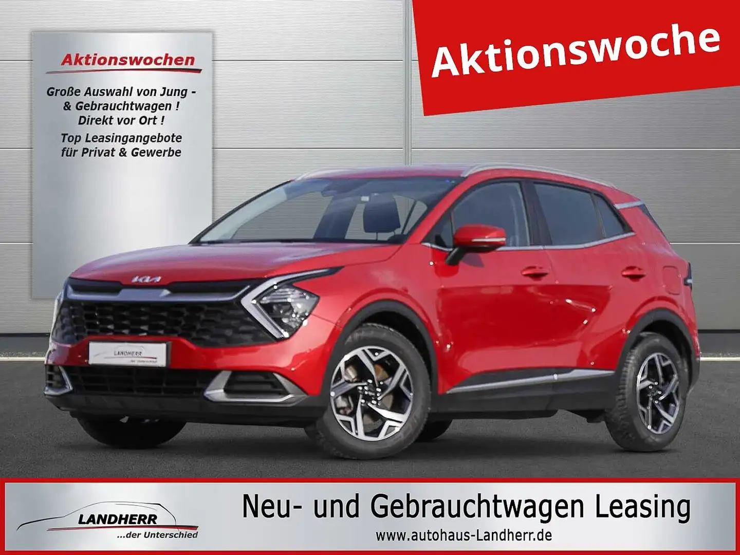 Kia Sportage 1.6 T-GDI Silber *LED/Kamera/SHZ/Navi* Rot - 1