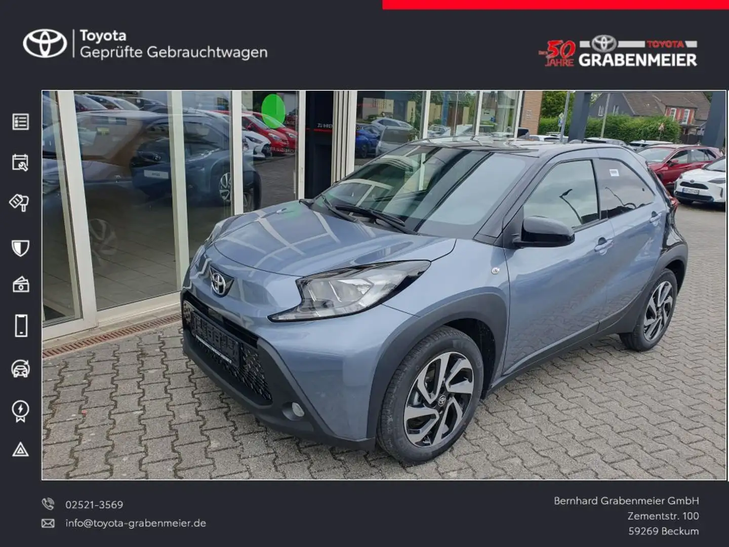 Toyota Aygo X S-CVT Teamplayer (AB7) Grau - 1
