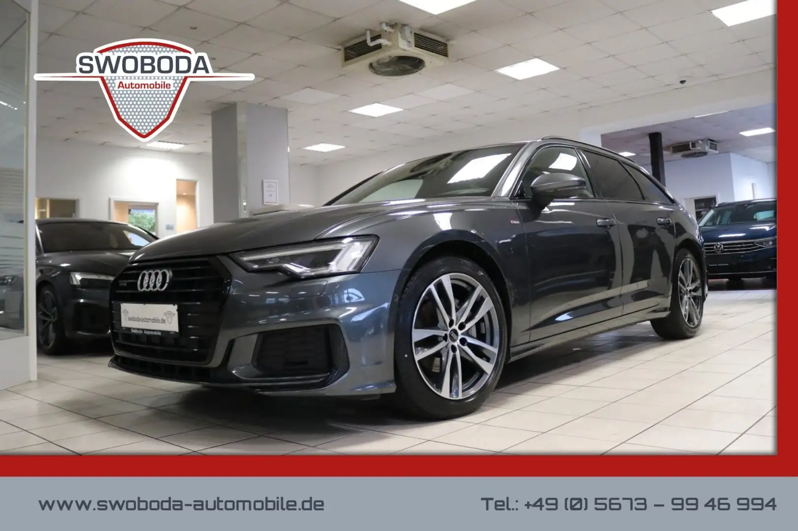 Audi A6 Avant 40 TDI quattro S-Line Matrix HUD Pano Grau - 1
