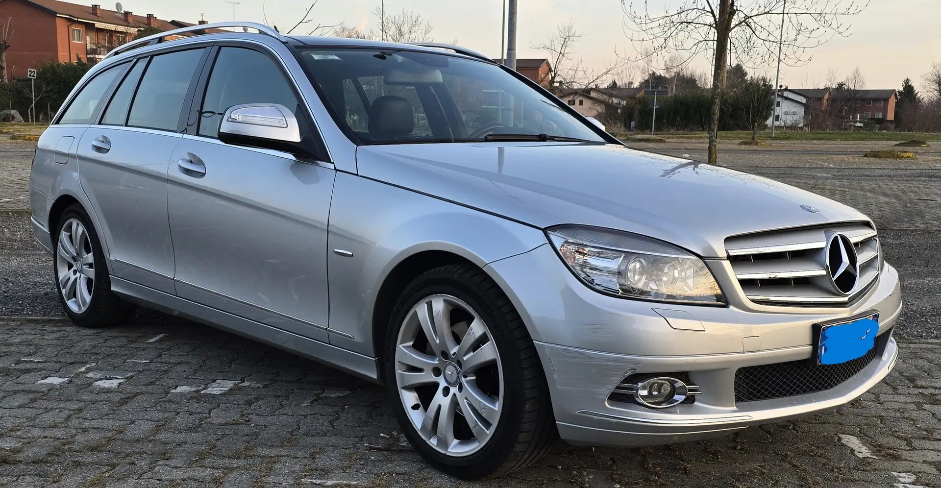 Mercedes-Benz C 220 AUT. CDi STATION WAGON Avantgarde TETTO PANORAMICO Argento - 1