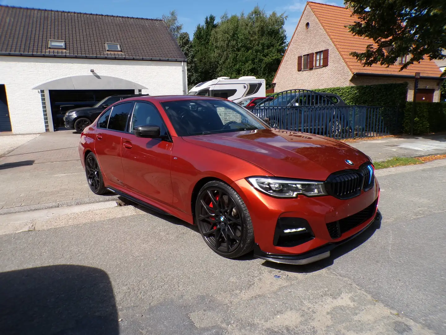 BMW 320 320i AUTOMAAT M-PERFOMANCE PACK 1STE EIGENAAR!!! Orange - 1