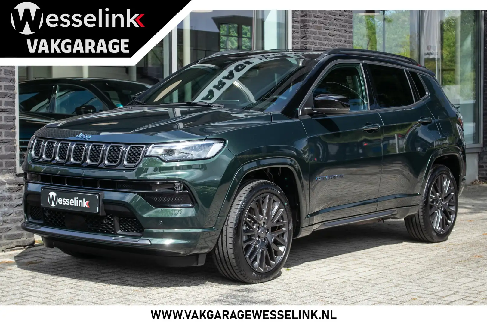 Jeep Compass 4xe 240 Plug-in Hybrid Electric S - All-in rijklrp Groen - 1
