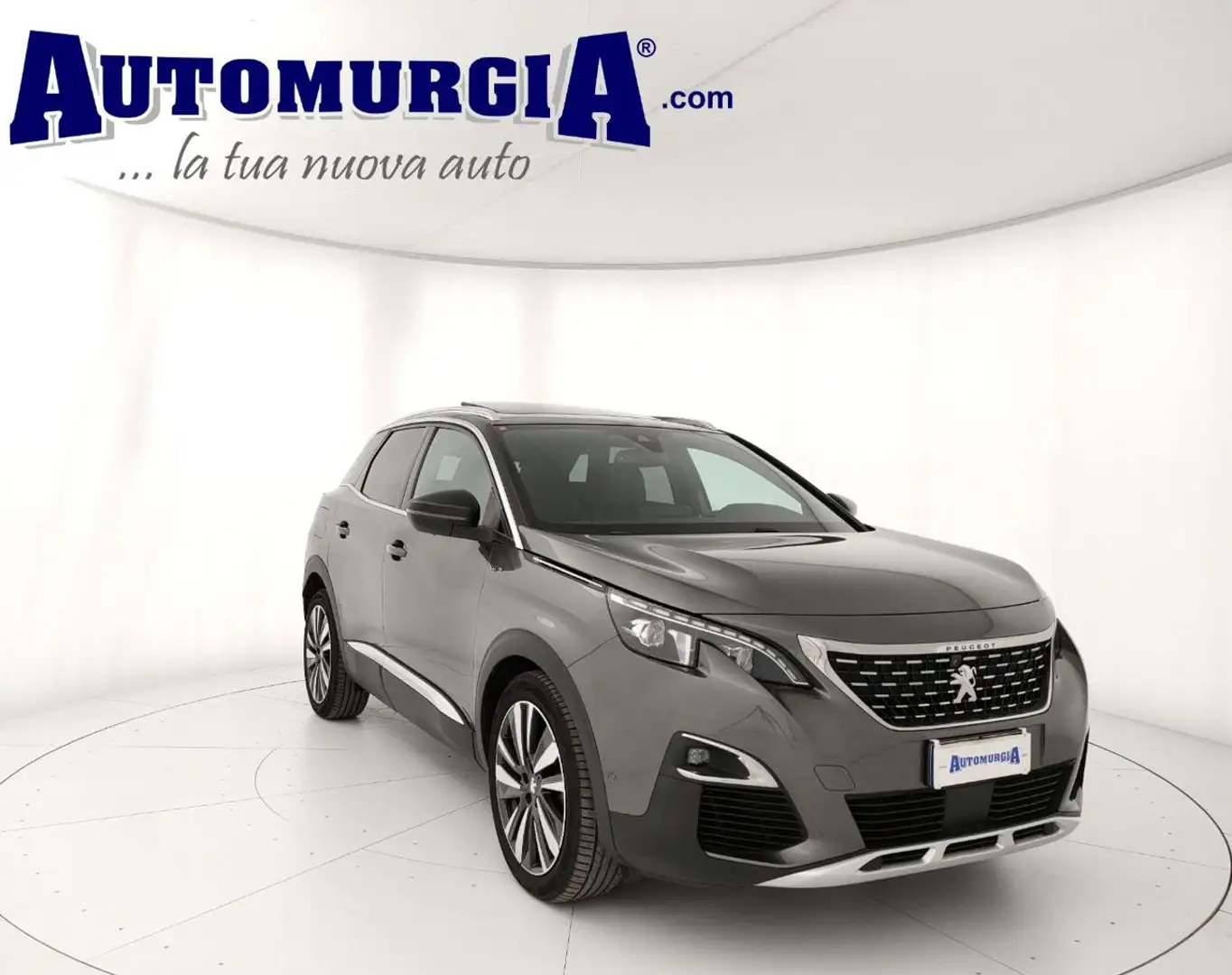 Peugeot 3008 BlueHDi 180 S&S EAT8 GT con TETTO Gris - 1