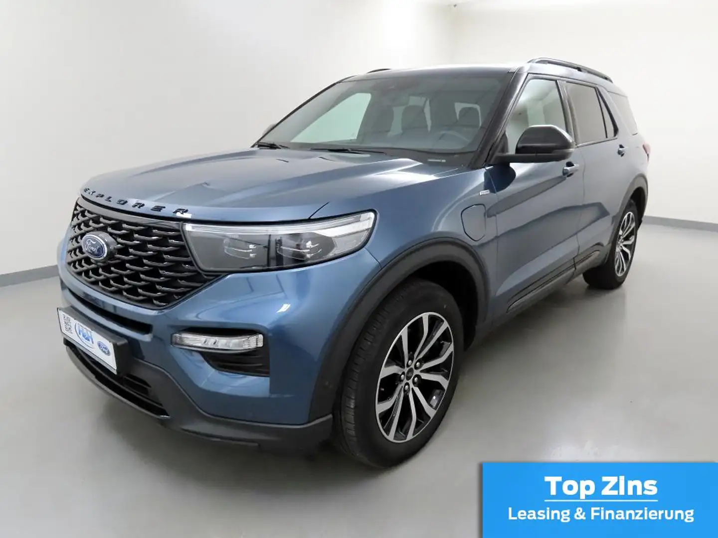 Ford Explorer 3.0 Plug-in-Hybrid ST-Line LED+iACC+AHK Синий - 2