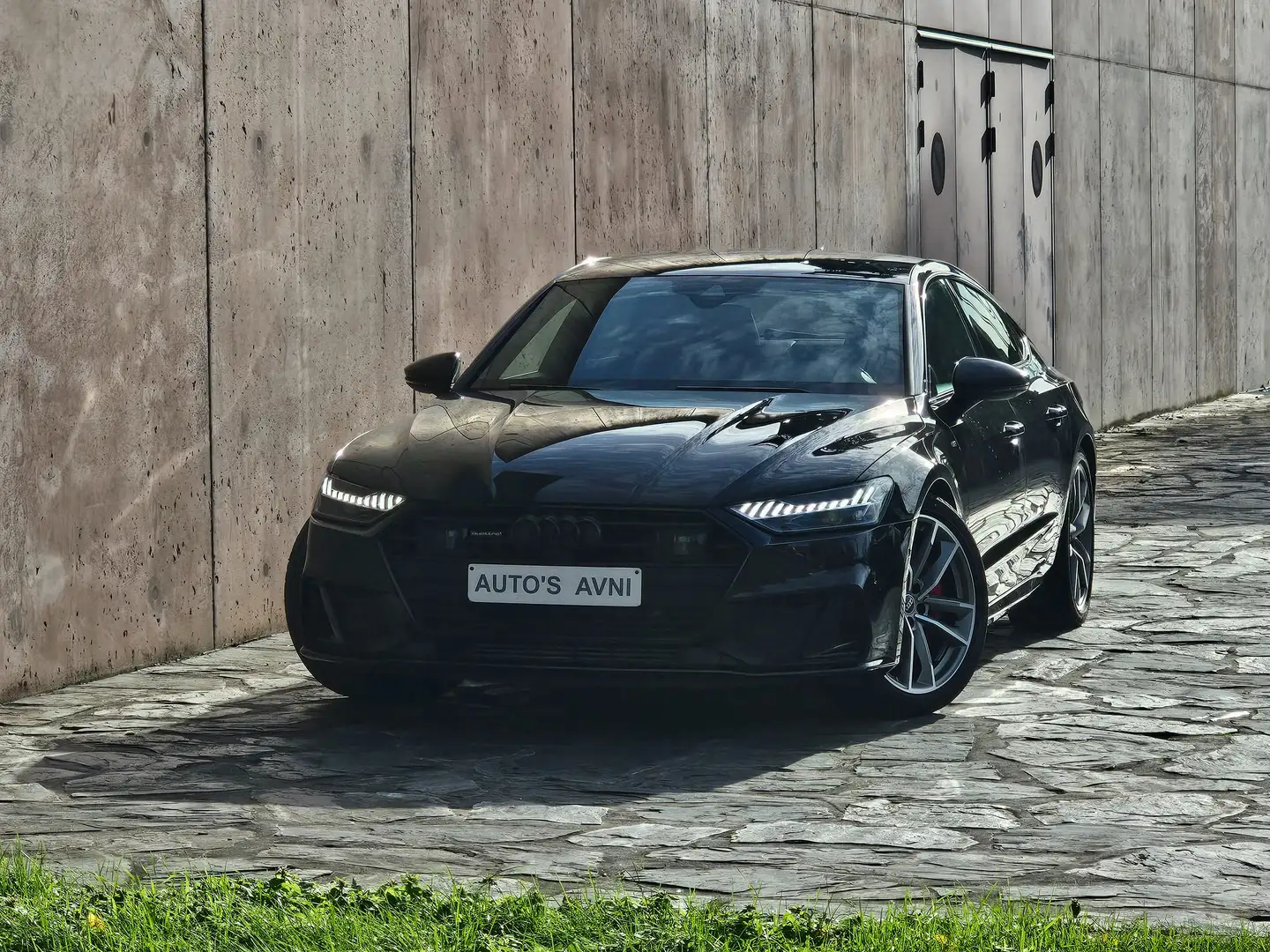 Audi A7 55 TFSIe quattro S-line**34500km**nieuwstaat!!!! Zwart - 1