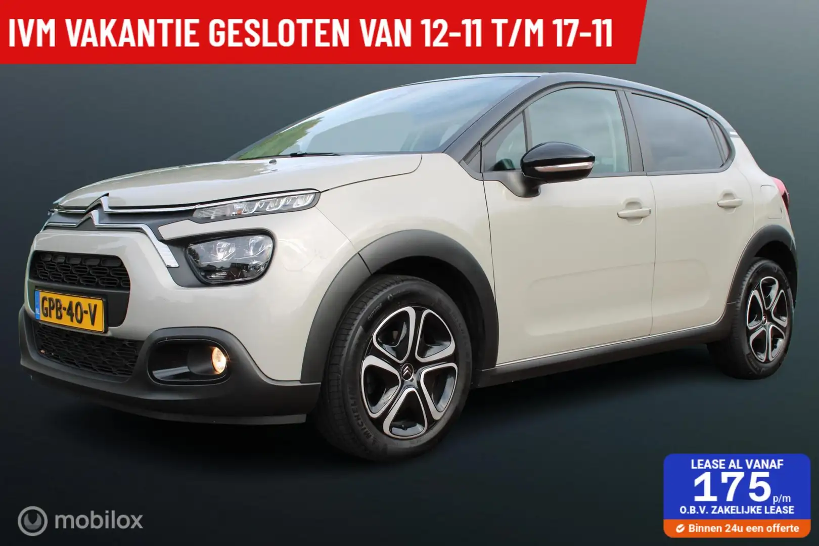 Citroen C3 1.2 PureTech C-Series, App connect, Stoelverwarmin Grijs - 1