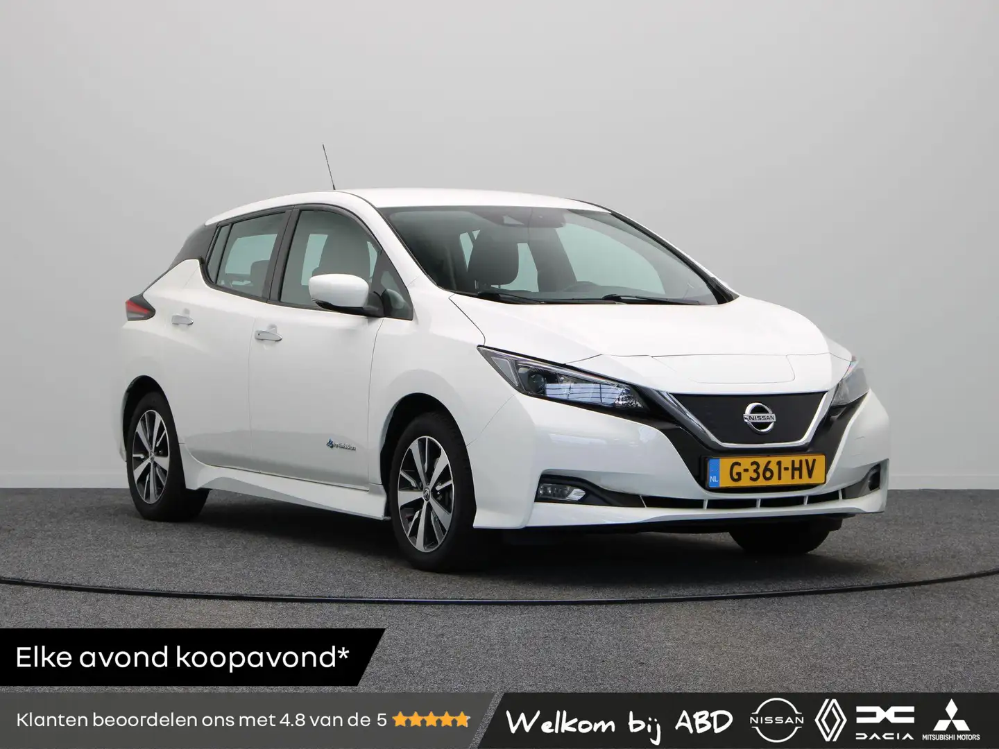 Nissan Leaf Acenta 40 kWh | Navigatie |  Achteruitrijcamera | Blanco - 1