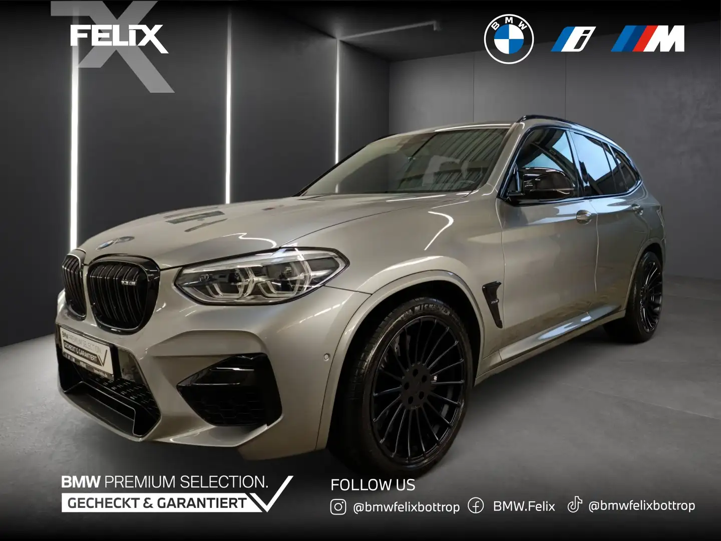 BMW X3 M Competition +M DRIVERS PACK+21"ALU+PANORAMA+HEAD U Šedá - 1