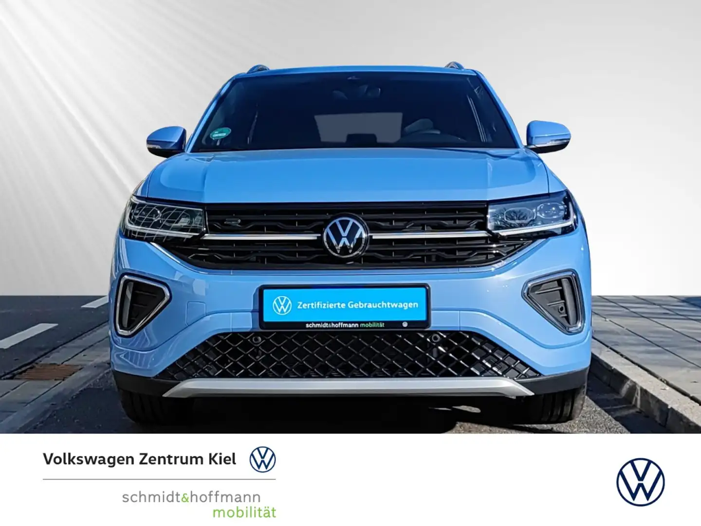 Volkswagen T-Cross R-Line 1.5 TSI NAVI+AHK+SITZHZ+PDC+RFK Klima Navi Blau - 2