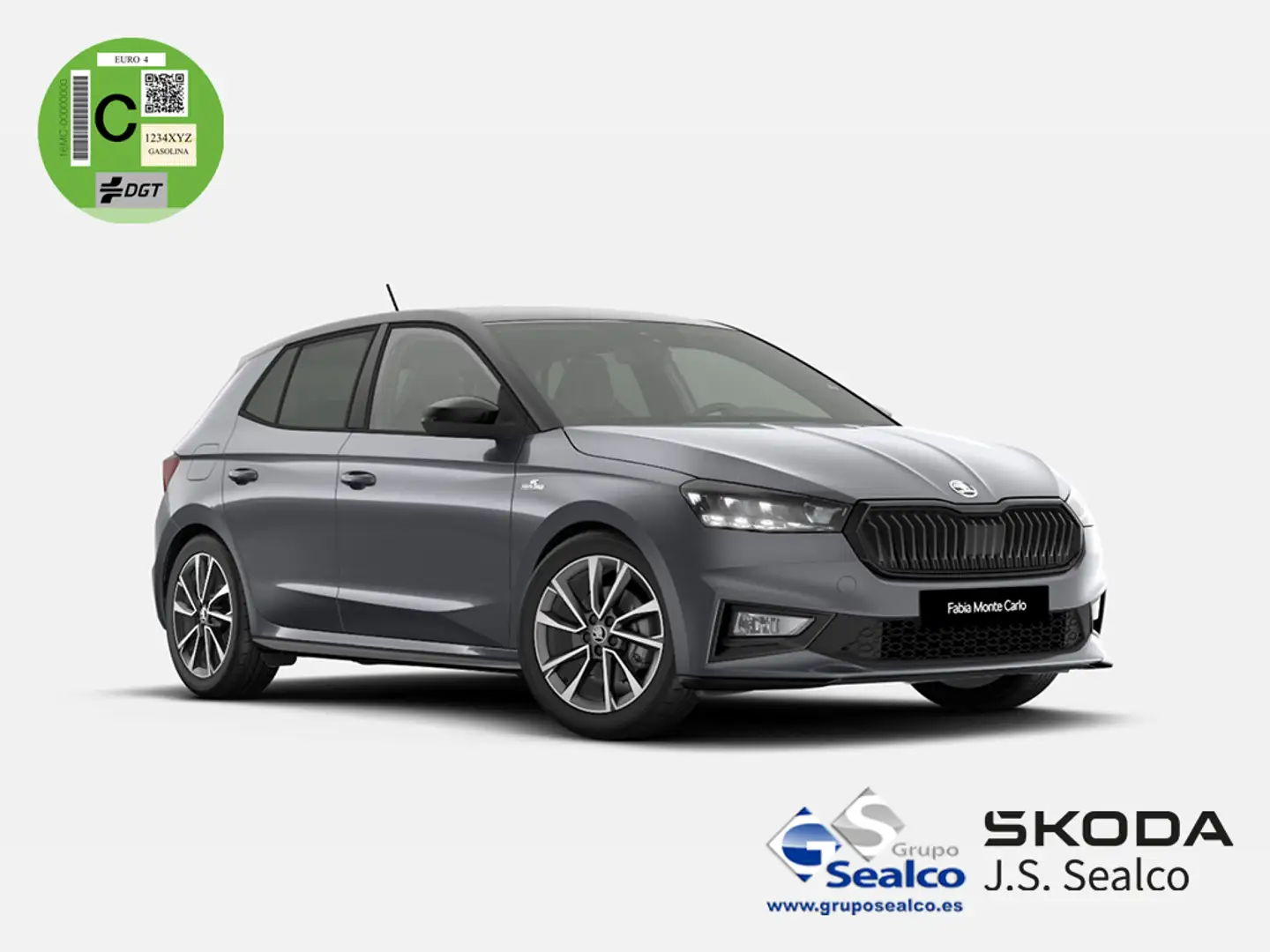 Skoda Fabia 1.5 TSI Monte Carlo DSG 110kW Gris - 1